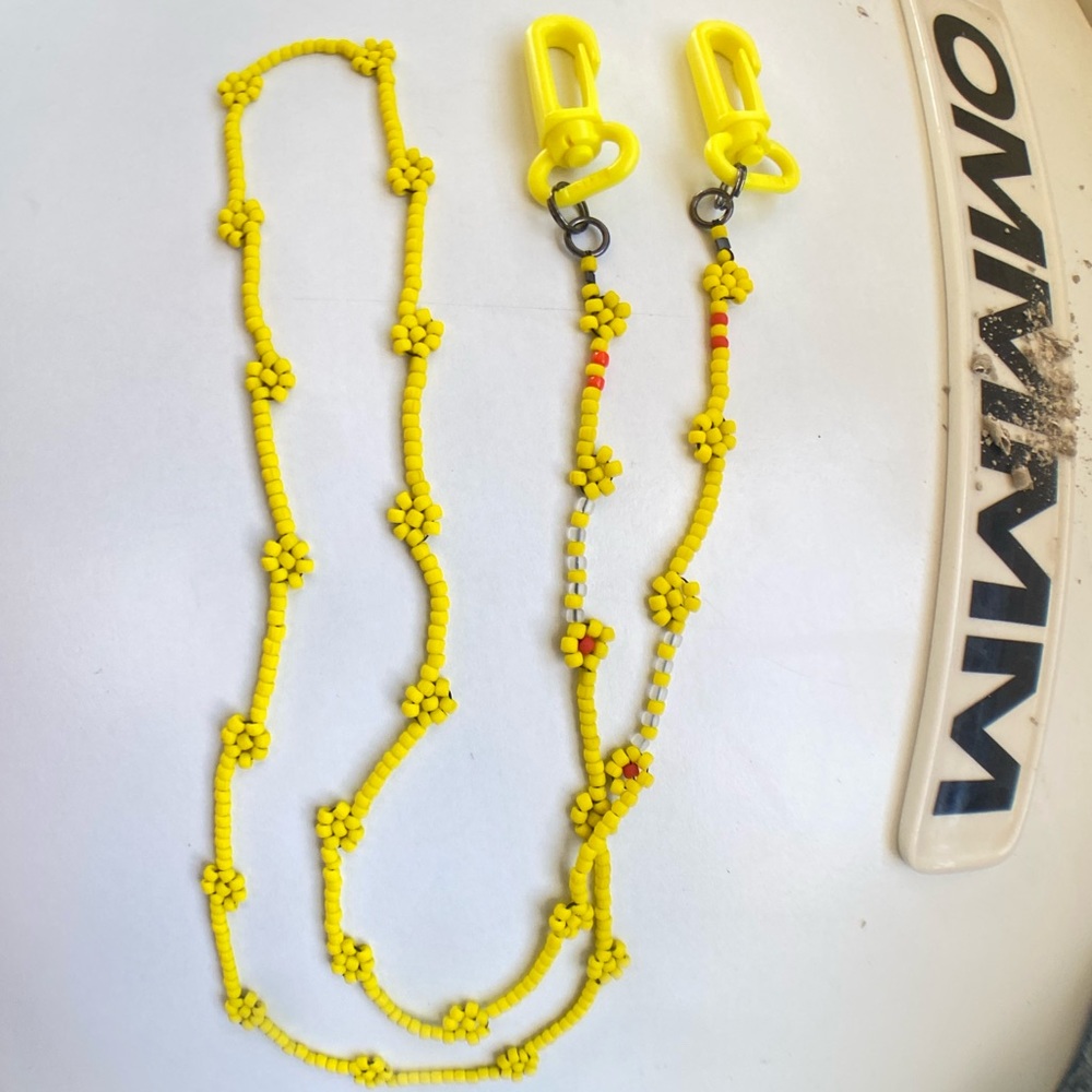 All-Yellow mask chain - custom